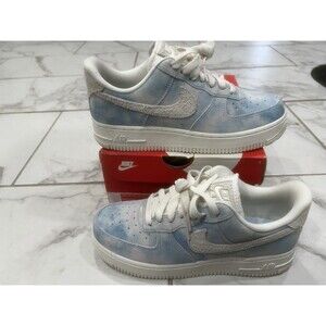 Sz 8 W Nike Air Force 1 '07 SE Celestine Blue/Sail FD0883-400 Women's